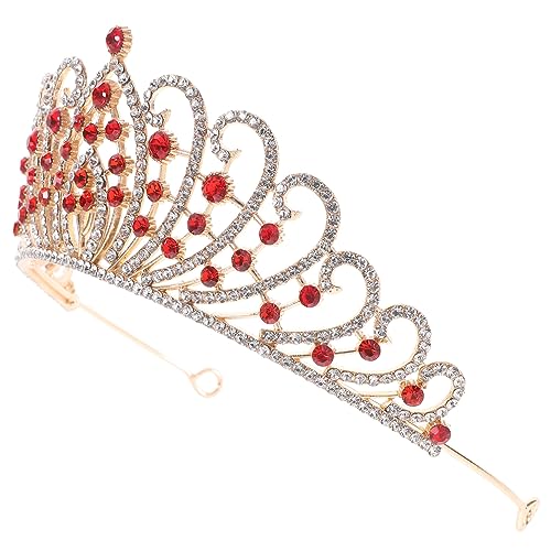 Baluue Hochzeit Krone Für Damen Barocke Rhinestone Tiara Eleganter Kopfschmuck Für Braut Geburtstagsfeier Prom Oder Cosplay Stabil Und Mit von Baluue