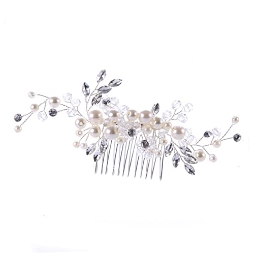Baluue Braut Haarkamm Mit Perlen Und Kristallen Eleganter Silberner Haarschmuck Für Hochzeiten Partys Und Besondere Anlässe Handgefertigtes Accessoire Für Damen Baluue Braut Haarkamm Mit Perlen Und Kristallen Eleganter Silberner Haarschmuck Für Hochzeiten Partys Und Besondere Anlässe Handgefertigtes Accessoire Für Damen von Baluue