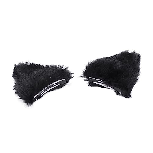 Baluue Katzenohren Haarclip Niedliche Kopfbedeckung für Halloween Cosplay Partys Sorgt für Einen Tollen Look Festliche von Baluue