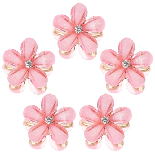 Baluue Kleine Blumen-Haarklammern 20 Stück Niedliche Mini-Haarklammern Blumen-Haarklammern -Clip Mini-Kieferklammern Mini-Haar-Accessoires Für Frauen Kinder Mädchen von Baluue