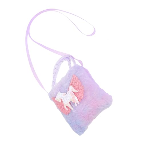 Baluue Kleine Einhorn umhängetasche für Mädchen Niedliche Cartoon Schultertasche Leicht Robust für Party Outdoor und Reisen Modische in Lebendigem Farbdesign von Baluue