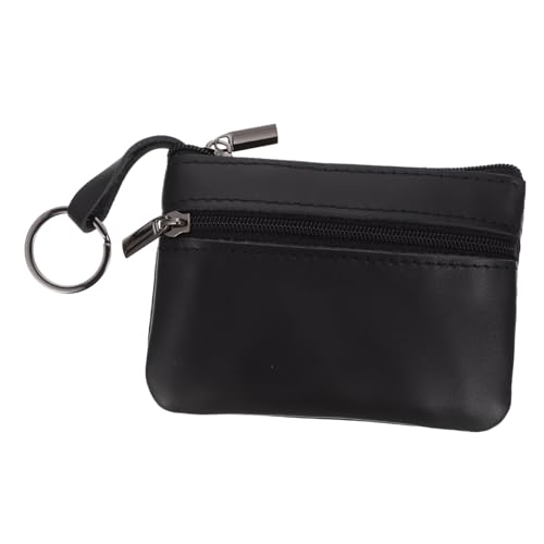 Baluue Kleine Geldbörse Damen mit Reißverschluss Kompaktes Münzfach und Schlüsselanhänger Leichtes Portemonnaie für Kleingeld und Scheine Tragbare Handtasche für Alltag und Reisen von Baluue