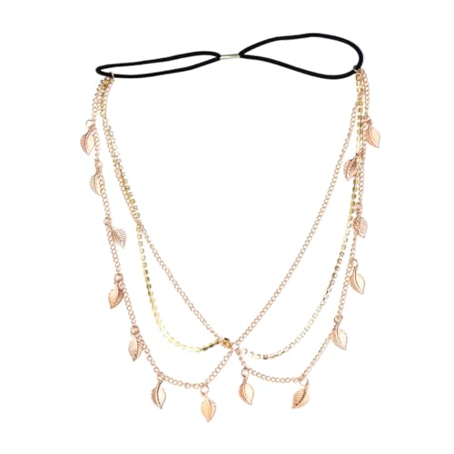 Baluue Kopfkette Schmuck Für Frauen Aus Legierung Und Strass Ketten-stirnband Im Retro-design Als Haarband Für Party Oder Hochzeit von Baluue