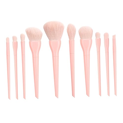 Baluue 10stücke Teiliges Makeup Pinselset Professionelle Schminkpinsel Für Foundation Puder Und Lidschatten Für Tägliche Und Professionelle Anwendungen von Baluue