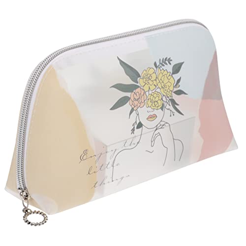 Baluue Fashion Makeup Bag wasserdichte Kosmetiktasche Mit Reißverschluss Tragbarer Aufbewahrung Für Reisen Für Damen Und Herren Transparentes Design Multifunktionale von Baluue