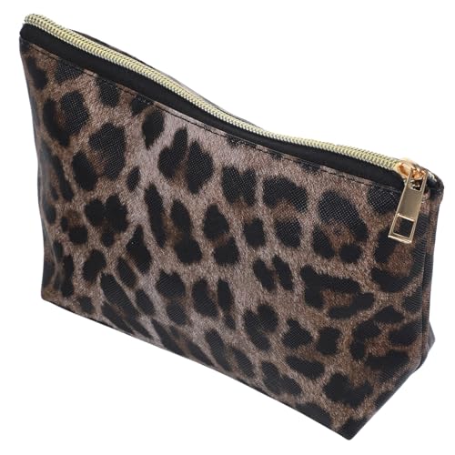 Baluue Make-up-Tasche Mit Reißverschluss Und Leopardenmuster Reise-Organizer Kulturbeutel Tasche von Baluue