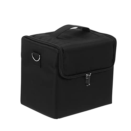 Baluue Mehrschichtiger Kosmetik Organizer Reise Tasche Wasserdichtes Make-up Etui Für Damen Mit Mehreren Fächern Für Outdoor Aktivitäten Und Große Kapazität Schwarz von Baluue
