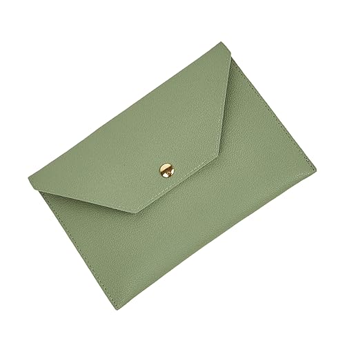 Baluue Kosmetiktasche Schminktasche klein für die Handtasche schlanke Geldbörse für Herren Kasse Makeup Tasche Cosmetic Bag briefumschläge Geldbeutel kleine Geldbörse für Frauen PVC Green von Baluue