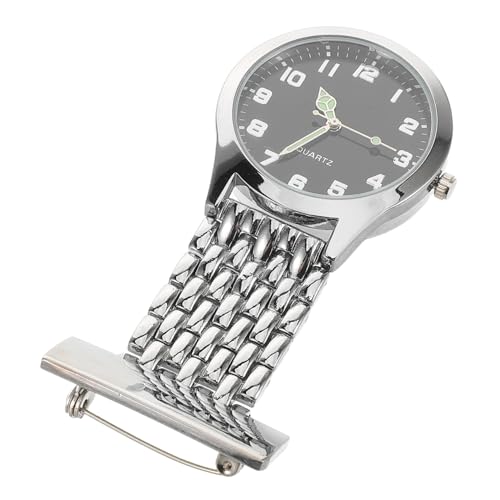Baluue Hängende Taschenuhr Zum Anklipsen Für Damen Und Unisex Digitale Badge-Uhr Mit Großem Ziffernblatt Spritzwassergeschützt Für Krankenschwestern Und Ärzte von Baluue
