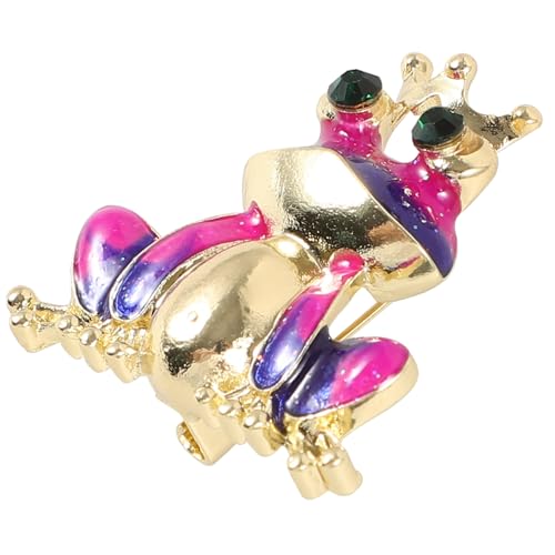 Baluue Kreative Cartoon Frosch Brosche aus Leichtem Metalllegierung Bunte Anstecknadel für Kleidung Hüte Rucksäcke Modisches Accessoire mit Sicherem Pin design Dekorative Tierbrosche für von Baluue