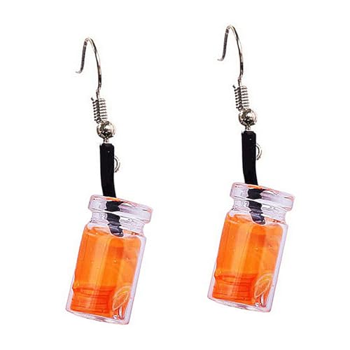Baluue Kreative Obst Ohrringe Dangle Damen Ohrschmuck Leicht Lustig Orange Fruchtiger Stil Für Alltag Party Geschenk von Baluue