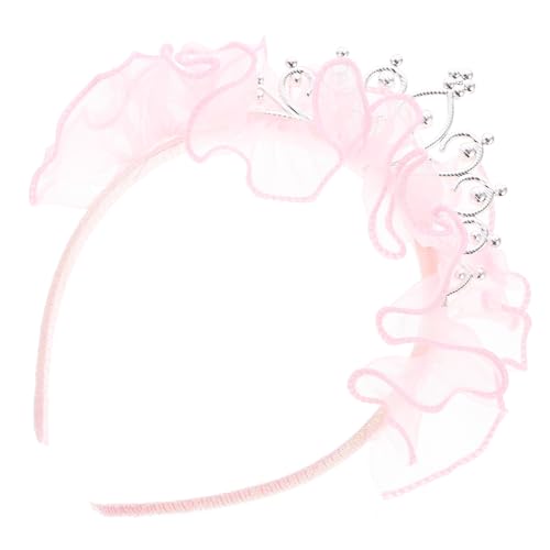 Baluue Krone Stirnband Kinder Süßigkeiten Stirnband Kinder Haarschmuck Mode Kleinkind Haarband Für Mädchen Rosa von Baluue