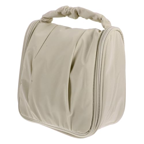 Baluue Reise Kosmetiktasche Groß Mit Trocken- Trennung Tragbarer Toilettenorganizer Für Damen Vielseitige Aufbewahrung Für Toilettenartikel Und Kosmetik Beige von Baluue