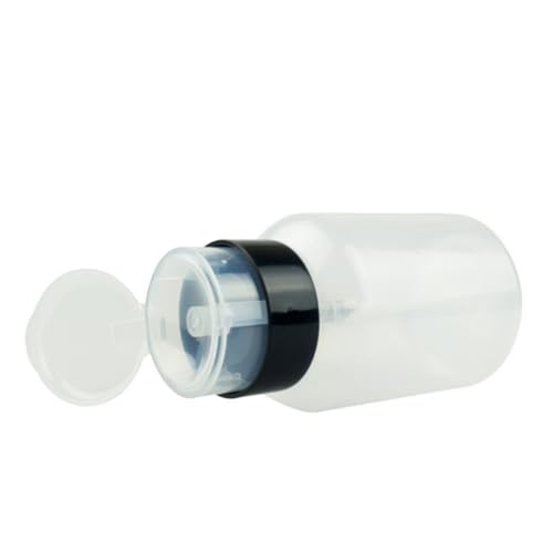 Baluue Kunststoff Nagellackentferner Pumpspender Flasche mit Verriegelung Praktischer Dosierspender für Nagellack und Make Up Entferner Hygienisch und Auslaufsicher für Reisen und von Baluue