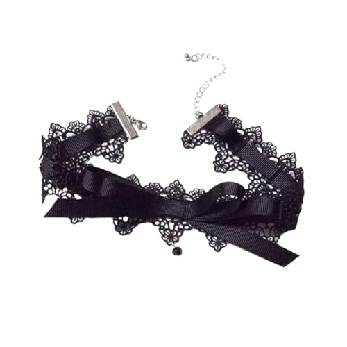 Baluue Mädchen Spitzenchoker mit Schleife Verstellbar Hautfreundlich Elegant für Alltag Party Festival Geschenk für Mädchen Freunde von Baluue
