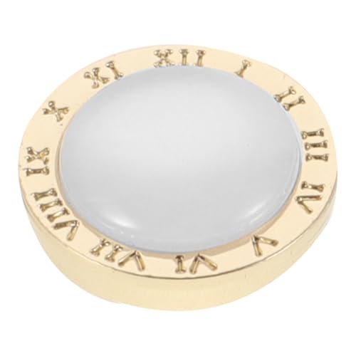 Baluue Magnetische Brosche zum Nähen Abnehmbare Hemdknopf Dekoration Leichte Modische Anstecknadel für Damen Vielseitiger Schmuck für Hemden und Kleidung Goldfarben von Baluue