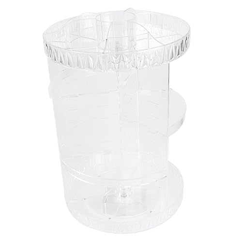 Baluue Rotativer Kosmetik Organizer Aus Acryl Mit Rhinestone-textur Hochwertiger Aufbewahrungskasten Für Schminktisch Und Badezimmer Englisch Verpackt Mit Anleitung von Baluue