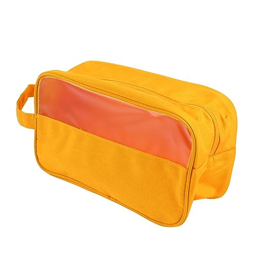 Baluue Make-up-Aufbewahrungstasche Kosmetikbeutel Transparentes Design Wasserdichtes Nylon Toiletry Organizer Reisen Schlafzimmer Bad von Baluue