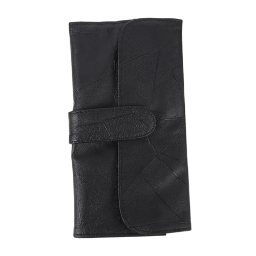 Baluue Pinsel-Organizer-Tasche Aus Kunstleder Tragbarer Kosmetikpinselhalter Make-up-rolltasche Mit Elastischen Fächern Für Beauty-utensilien Geeignet Für Reisen Und Zuhause von Baluue