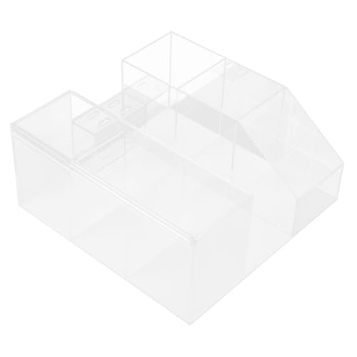 Baluue Eyelash Tools Organizer Schreibtisch Aufbewahrungsbox Für Wimpern Pinzetten Und Make-up Robuster Lagerhalter Für Schönheitswerkzeuge Transparentes Design Für Professionelle von Baluue