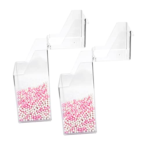 Baluue 2sätze Transparentes Kosmetik Organizer Mit Perlenelementen Praktische Aufbewahrungsbox Für Makeup Pinsel Schminkutensilien Und Kleine Accessoires von Baluue