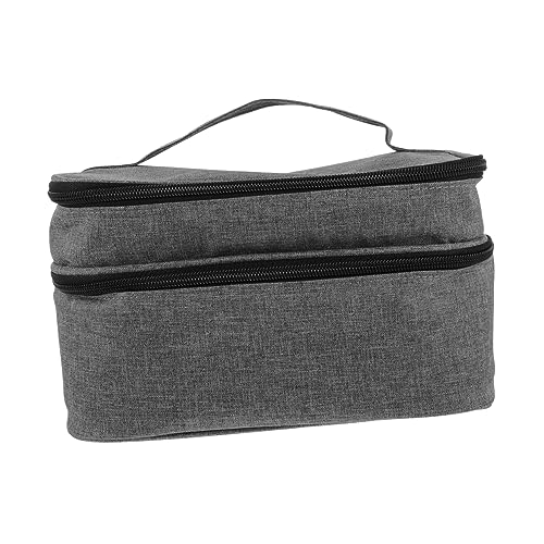 Baluue Schminktasche Aus Oxford Polyester Make-up Organizer Tragbar Kosmetiktasche Mit Reißverschluss Für Reisen Und Ausflüge Großes Fassungsvermögen Für Toilettenartikel von Baluue