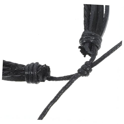 Baluue Mehrlagiges Herren Armband mit Cowboy hut und Stiefel Charms Langlebiges Western armband aus Geflochtenem Material Modische Herrenarmbänder für Alltag und Partys von Baluue