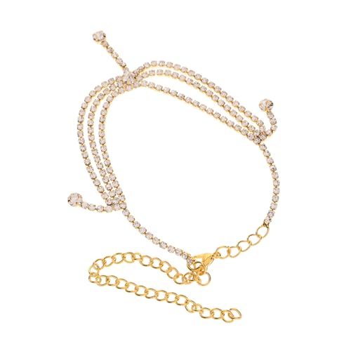 Baluue Metall Fußkettchen Damen Einstellbar Leichtes Strand Schmuck Sommer Party Accessoire Boho Stil Wasserfest Elegant Fußschmuck für Mädchen und Frauen von Baluue