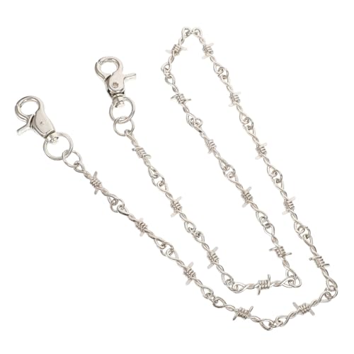 Baluue Metall Hüftkette für Jeans Langlebige Punk Hosenkette Modeaccessoire für Damen im Hip Hop Stil Kette für Hosen und Gürtel für Tänzerinnen und Musikliebhaber Baluue Metall Hüftkette für Jeans Langlebige Punk Hosenkette Modeaccessoire für Damen im Hip Hop Stil Kette für Hosen und Gürtel für Tänzerinnen und Musikliebhaber von Baluue