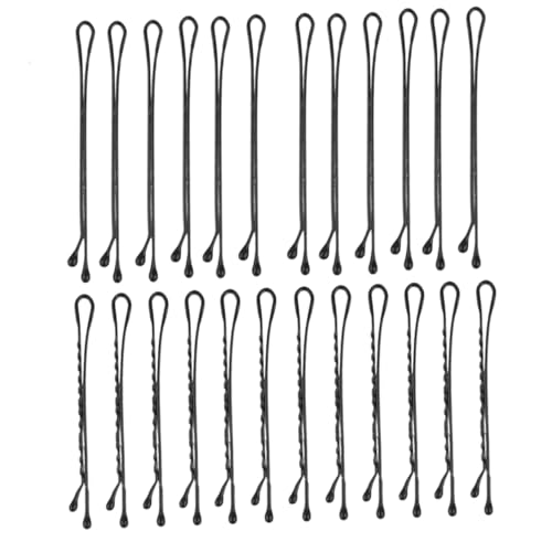 Baluue Metallhaarnadeln Aus Stahldraht Schwarze Haarspangen Flache Und Gewellte Haarnadeln Haarklammern Für Frauen Und Mädchen Wiederverwendbar Und Robust von Baluue