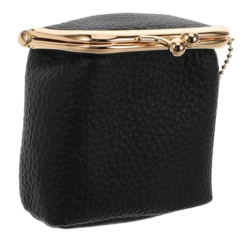 Baluue Mini Lippenstift Etui Schwarz Tragbare Kosmetiktasche Quadratisch Leicht Und Stylisch Für Damen Reise Büro Alltag Kleine Geldbörse Organizer Für Lippenstift Parfum Münzen von Baluue