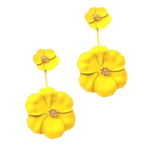 Baluue Blumenform Dekorative Ohrringe Mit Blumenanhänger Modische Ohrschmuck Für Alltag Kreatives Schmuckgeschenk Für Freundin Frau Mutter von Baluue