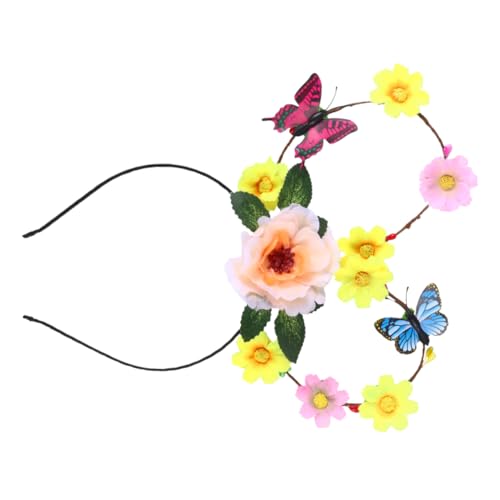 Baluue Modisches Haarnadel-stirnband Mit Blumenmuster Exquisite Verarbeitung Für Partys Und Cosplay-events Baluue Modisches Haarnadel-stirnband Mit Blumenmuster Exquisite Verarbeitung Für Partys Und Cosplay-events von Baluue