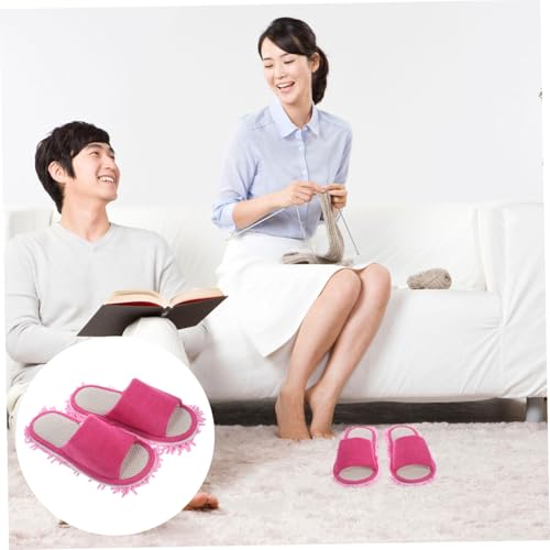 Baluue Mop Slippers Damen Hausschuhe mit Abnehmbarer Waschbarer Sohle Leise Indoor Reinigungsschuhe für Holz Fliesenböden Effektive Staub Tierhaarentfernung Wiederverwendbar Baluue Mop Slippers Damen Hausschuhe mit Abnehmbarer Waschbarer Sohle Leise Indoor Reinigungsschuhe für Holz Fliesenböden Effektive Staub Tierhaarentfernung Wiederverwendbar von Baluue