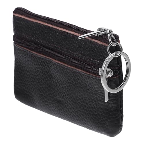 Baluue Münzbörse Damen Mini Portemonnaie Klein mit Schlüsselring Vielseitige Münztasche und Organizer für Ohrhörer Weiches Langlebiges Material Stylisches Kleines Portmonee für Alltag von Baluue