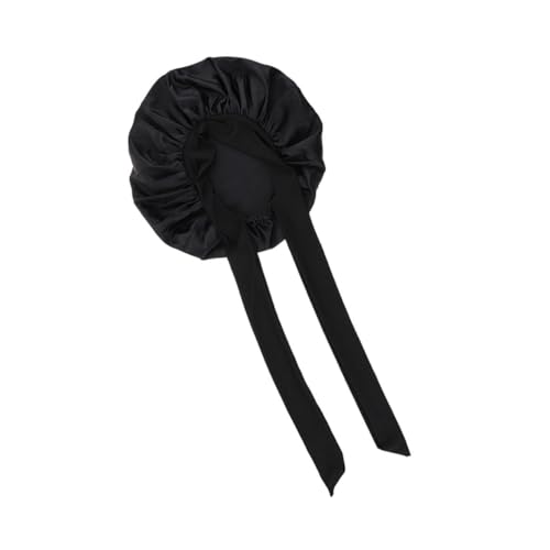 Baluue Satin Schlafhaube Für Damen Zum Schlafen Haarhaube Aus Hochwertigem Material Für Schlaf Elastischer Haushalt Für Bequem von Baluue