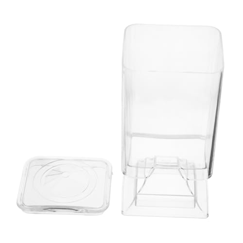 Baluue Wattepad-spender Behälter Kosmetik-wattepad-halter Wattehalter-box Organizer Für Make-up-pads Für Make-up-pads Badezimmerkanister Schreibtisch-organizer von Baluue