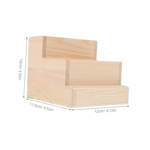 Baluue Nagelwerkzeug Aufbewahrungsbox Holz mit Großen Fächern Nagelfräser Organizer Nagelbohrer Halter Kosmetik Aufbewahrungsbehälter für Maniküre und Nagelpflege von Baluue