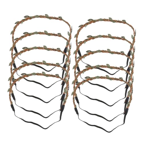Baluue 20stücke Handgefertigte Wreath Haarband Mit Simulierten Blättern Für Kostümpartys Und Festivals Material Für Haaraccessoires Und Schmuckgestaltung von Baluue