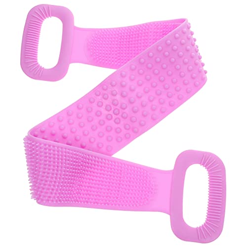 Baluue Peeling-waschlappen Silikon-badetuch Duschbürstengurt Für Die Rücken- Und Schulterreinigung von Baluue