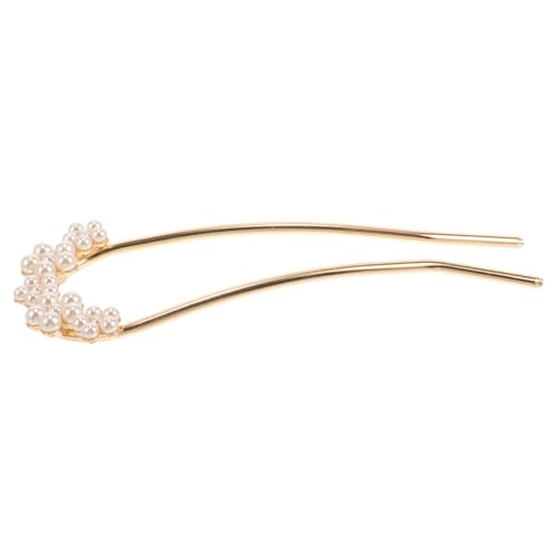 Baluue Haarnadel Französisch Perlen Für Dutts Haargabeln U-förmig Haar-accessoire Hochsteckfrisur Chignon-pin Mädchen Frauen Teenager von Baluue
