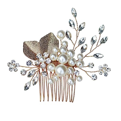 Baluue Eleganter Haarkamm Mit Und Strass Für Bräute Anmutige Als Hochzeitsschmuck Für Besondere Anlässe Und Feierlichkeiten von Baluue
