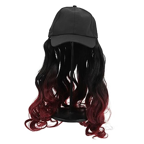 Baluue Damen One-piece Hut Perücke Mit Langem Lockigem Haar Und Für Vielseitig Kombinierbar Atmungsaktives Material Kein Erforderlich von Baluue