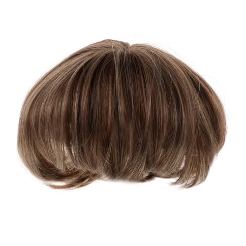 Baluue Haarteil Für Frauen Kurzhaarperücke Haarteil Topper Atmungsaktiver Haarverlängerung Für Damen von Baluue