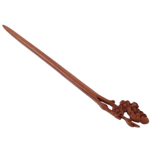 Baluue Haarstäbchen Holz Haarstab Damen Langes Haarstäbchen Vintage Haarknoten Pin Glatte Oberfläche Robustes Holz Praktisch Für Verschiedene Frisuren von Baluue