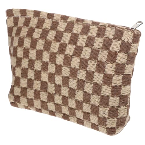 Baluue Schminktasche Aus Canvas Kosmetiktasche Mit Reißverschluss Für Damen Tragbare Aufbewahrungstasche Für Reisen Zum Organisieren Von Kosmetika Schreibwaren Und Anderen von Baluue