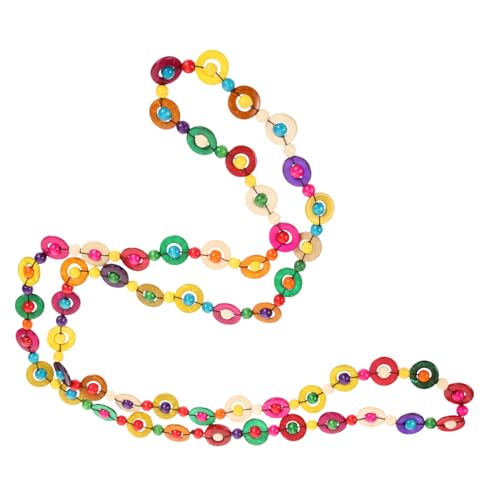 Baluue Böhmische Kokosnussschalen Halskette Handgefertigt Vintage Für Frauen Schmuckgeschenk Farbenfrohe Strandkette Boho Stil von Baluue