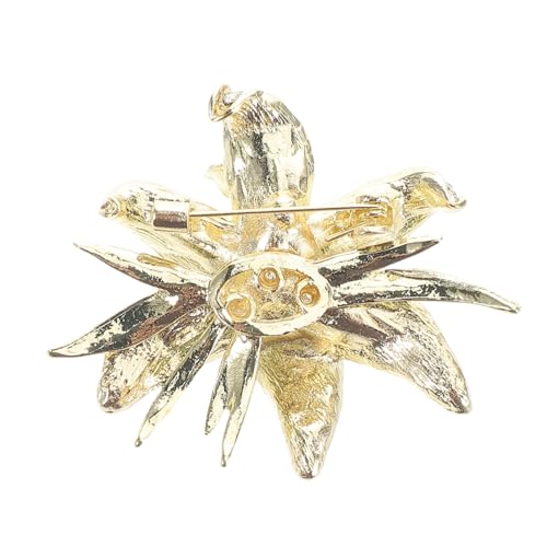 Baluue Rhinestone Brosche Damen Lily Blume Voll Strass Anstecknadel Elegant Für Anzug Kleid Jacke Schal Schmuck von Baluue