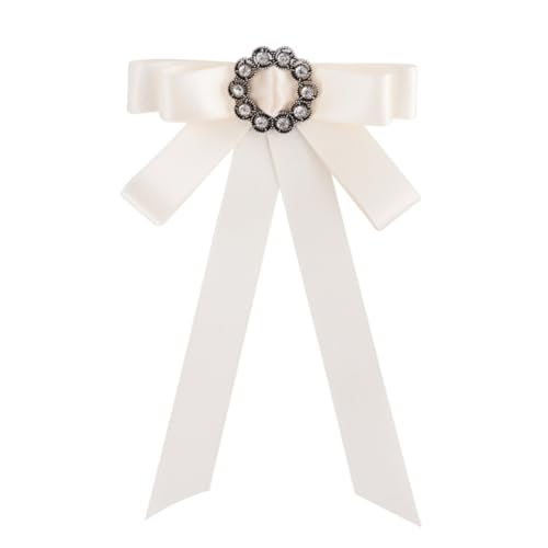 Baluue Rhinestone Brosche Damen Retro Schleifen anstecknadel aus Legierung Leicht und Langlebig Modisches Accessoire für Kleidung Schal Dekoration von Baluue