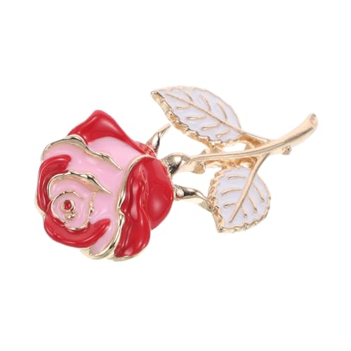 Baluue Rosenbrosche aus Langlebiger Legierung Kreatives Design Vielseitiges Ansteckaccessoire für Damen und Herren Geeignet für Anzugrevers Muttertag und Besondere Anlässe von Baluue